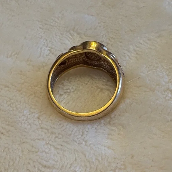 Harley-Davidson Gold and Black Emblem Ring - Picture 4 of 8